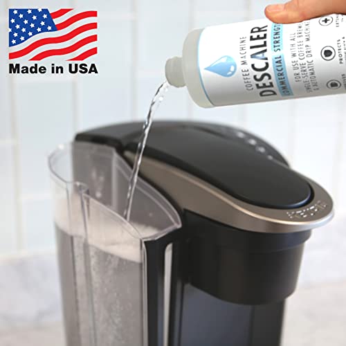 Purewater Filters Descaler & Cleaner (6 Uses) - Made In Usa - Descaling Solution For Keurig Brewers, Nespresso, Delonghi, Breville & All Coffee Makers & Espresso Machines #TOP2