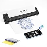 Tattoo Stencil Printer,Portable-Wireless-Bluetooth-Thermal-Inkless Tattoo Printer with 3 pcs Tattoo Transfer Paper,Tattoo Printer Machine Compatible with Phone/Pc&Pad (Grey)