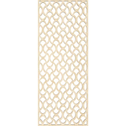 Image of Resort Decorative Pierced Fretwork Wood Wall Panels, 11 3 /8 inchW x 29 3 /8 inchH x 3 /8 inchT, Birch