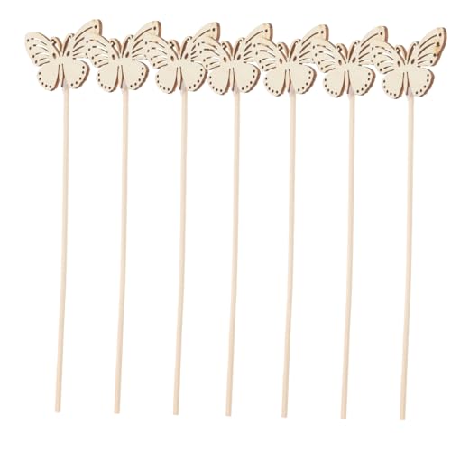 Levemolo 10pcs Butterfly Aromatherapy Diffuser Sticks Wooden Diffuser for Home Office Spa