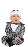 SUIT YOURSELF Jack Skellington Halloween Costume for Babies, Disney, Nightmare Before Christmas, 6-12 Months, with Hat