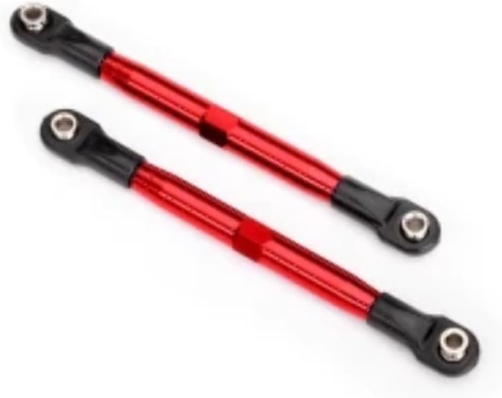 Traxxas Rustler 4x4 87mm Red Aluminum Toe Links