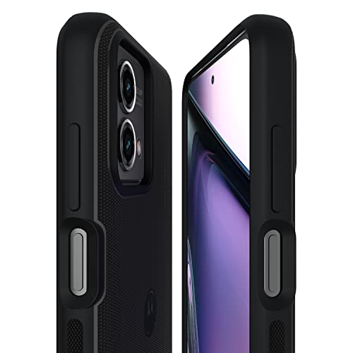 Image of Motorola Moto G Stylus 5G (2023) Textured Protective Black Case | Precision fit Shock Absorbing Cases for Enhanced Phone Grip, Style, Drop Protection for Your Moto G Stylus 5G 2023