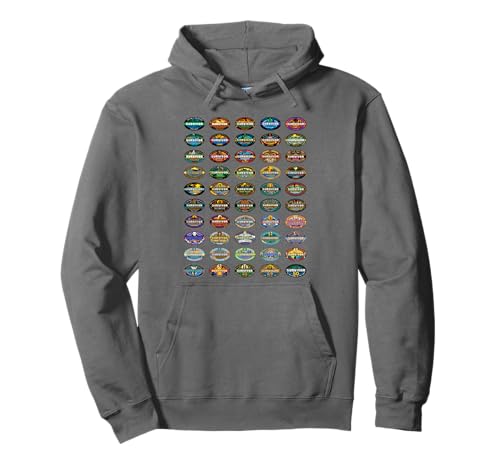 Survivor 50 Seasons of Survivor Officially Licensed Pullover Hoodie