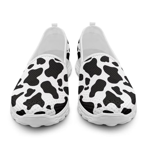 Women's Loafer Flats Breathable Mesh Shoes, Retro Loafer Slip On Walking Driving Shoes2