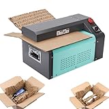 DHMYYXGS Trituradora Papel Cajas Cartón Pequeñas,Cortadora Tiras Malla Cartón Desecho,Panal Máquina Trituradora Papel para Embalaje,Ancho Corte 350 Mm,Interruptor Giratorio 350mm