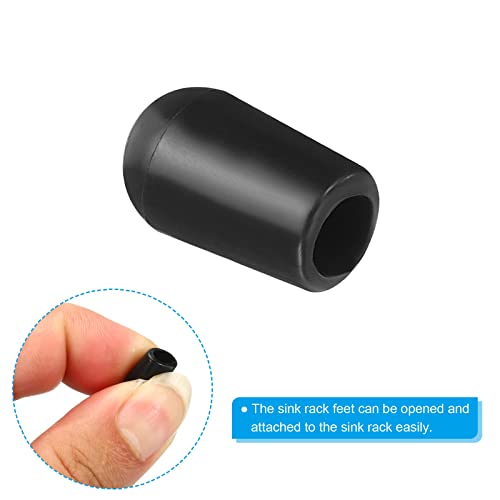 PATIKIL Pies Protectores para Rejilla de Fregadero Cocina Plástico miniatura 5