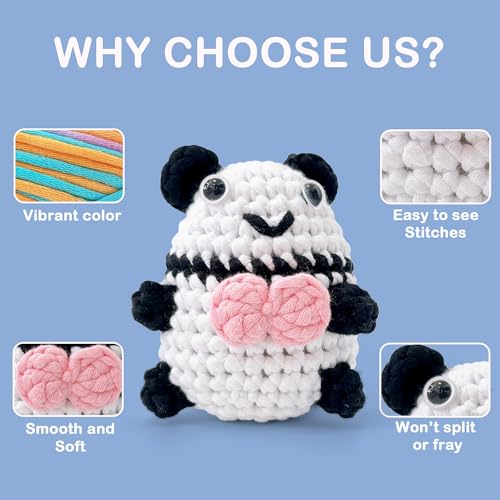 Image of 3.5Oz Beginner-Friendly Yarn for Crocheting and Knitting;Worsted-Weight Medium #4;Cotton Blend Yarn for Beginners with Easy-to-See Sitches,Great for Amigurumi DIY (White,1 Skein)