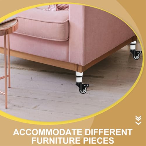 Patas de muebles de metal ajustables para solucionar desniveles en camas y armarios bajos 6