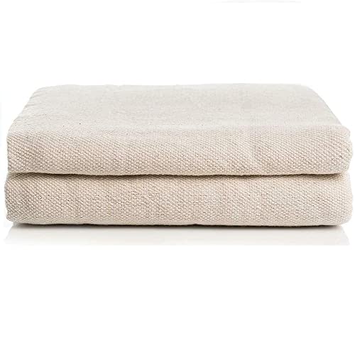 Heavy Weight 2.5k+ Bolton Twill Professional Tough Quality Dust Sheet 12ft x 9ft (12ft x 5ft)