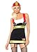 Leg Avenue Women's Backdraft Babe Garter Dress with Cotton Tank and Suspenders
