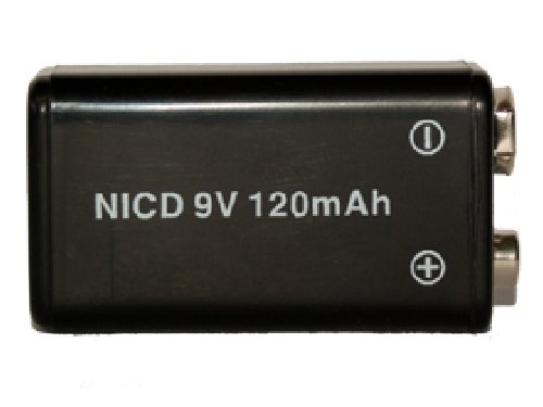 4 x 9 Volt NiCd Batteries (120 mAh)