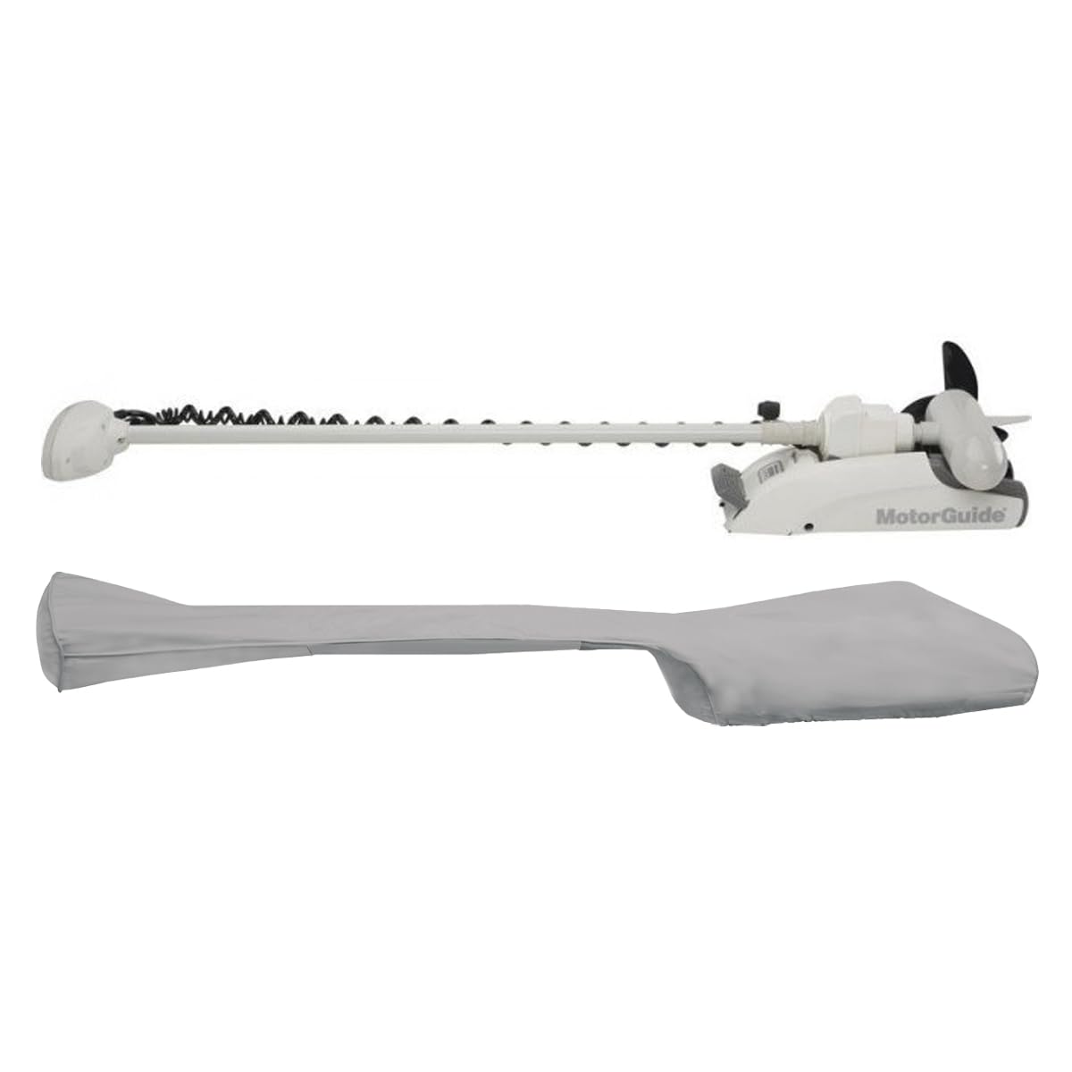 Oceansouth Copertura personalizzata progettata per motori da pesca a traina MOTORGUIDE (copertura compatibile con MotorGuide Xi3 Saltwater 25 kg 36" grigio)