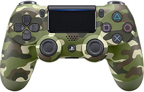 Sony Dualshock 4 V2 Green Camo Controller PS4 (Renewed) : Video Games
