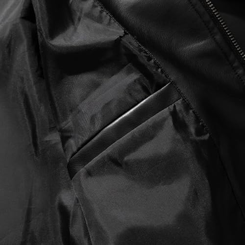 Men's Leather Jacket Male Fashion Moto Biker Jackets Autumn Faux PU Coat Hip Hop Leather Oversize Streetwear4