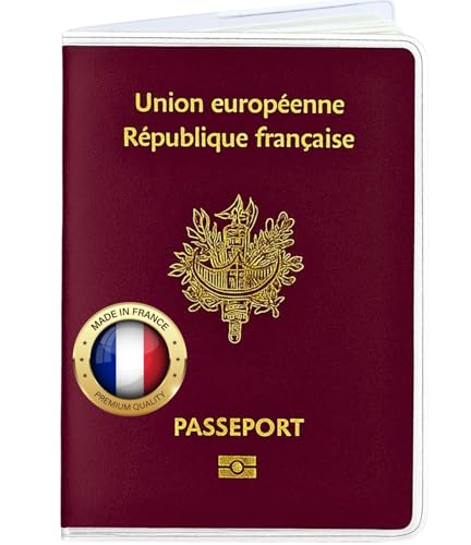 Ugozen Étui Passeport Transparent PVC Souple Cristal