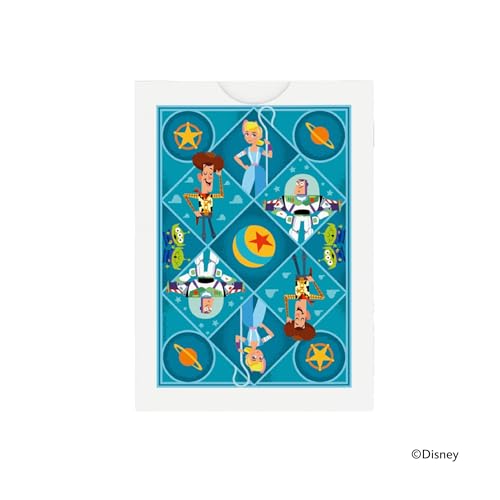 Image of Bicycle Disney Toy Story Playing Cards Featuring Woody Buzz 1 Deck | Holographic tuck case, Court cards with Woody Buzz Bo Peep and Forky, Air Cushion Finish, Made in USA