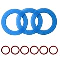 7301111-0070A 3Pcs Flush Valve Seal Part Replacement for American Standard Champion 4 and Eljer Titan 4 Model Toilets