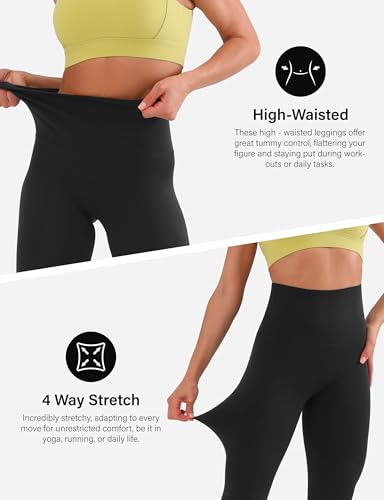 CHARMKING High Waisted Leggings for Women No Front Seam Soft Tummy Control Pants Non See Through Workout Yoga Pants - Image 5