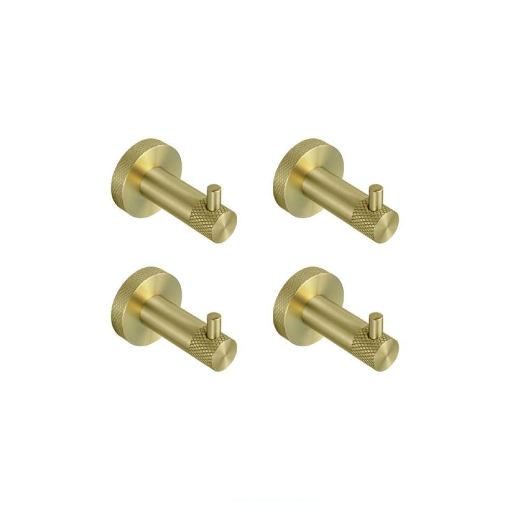 Kit quincaillerie or brossé au design haut de gamme pour porte-serviettes