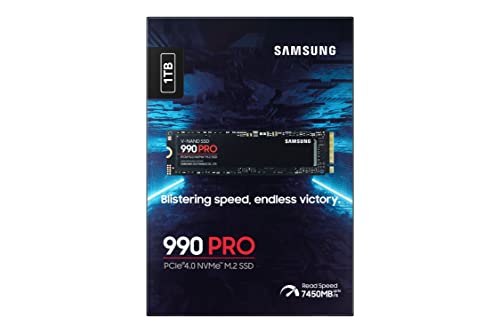 Samsung 990 PRO NVMe M.2 SSD, 1TB, PCIe 4.0, 7.450 MB/s in lettura, 6.900 MB/s in scrittura, SSD interno per giochi ed editing video, Nero, MZ-V9P1T0BW - Hdd - Immagine 3