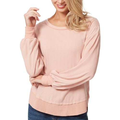 Image of Jessica Simpson Women's Poppy Rib Trim Pullover
