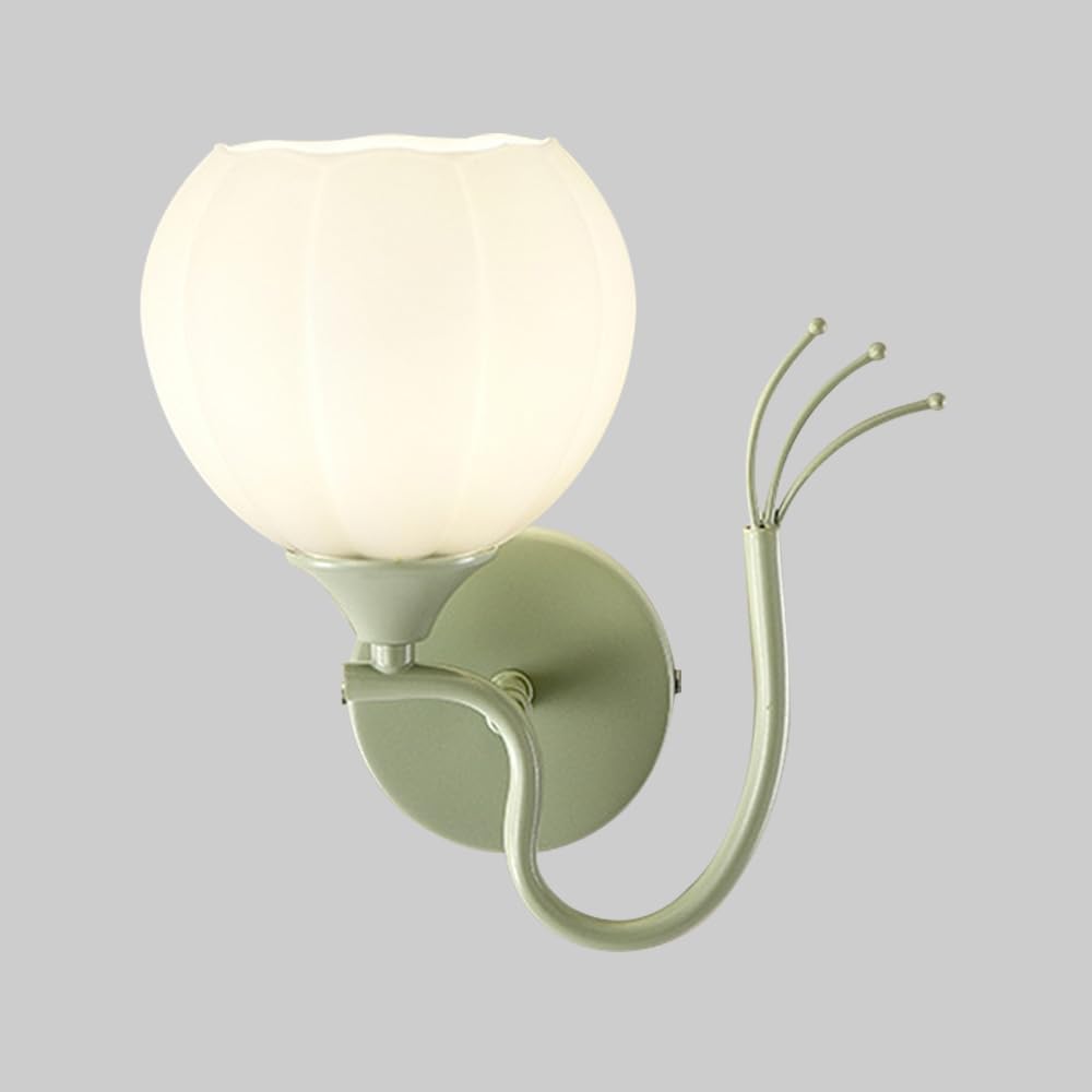 Aplique de pared para pasillo con diseño de flores para iluminar esquinas oscuras con elegancia