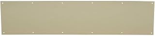 Schlage Lock Company SC8400PA3 6X34 H.B. Ives Kick Plate 6 x 34" Bright Brass Finish Aluminum For Use On Wood Or Metal Doors