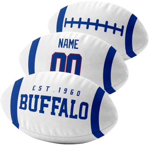 Image of ANTKING Buffalo Throw Pillow Custom Name Number for Men Boy Gifts | Personalized Gift for Youth for Birthday Christmas