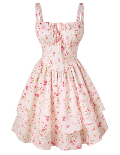 Amazon.com: Scarlet Darkness Floral Corset Dress for Women 2026