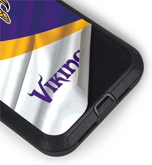 Skinit Decal Skin Compatible with OtterBox Defender iPhone 11 Pro Case - Officially Licensed NFL Minnesota Vikings Design