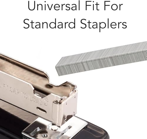 The Mega Deals S.F.4 Premium Desktop Staples, 1/4\" Length, 210/Strip, 5000 Count, Silver or Gray, Binding Papers or Documents, General Projects - Thumbnail 6