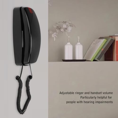 Téléphone fixe avec clavier illuminé et lumière d'appel pour senior