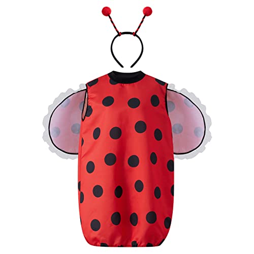 Déguisement d'abeille pour adultes et enfants - Accessoires de costume pour Halloween, fête à thème, costumade, 02 Red Kids, M Cover