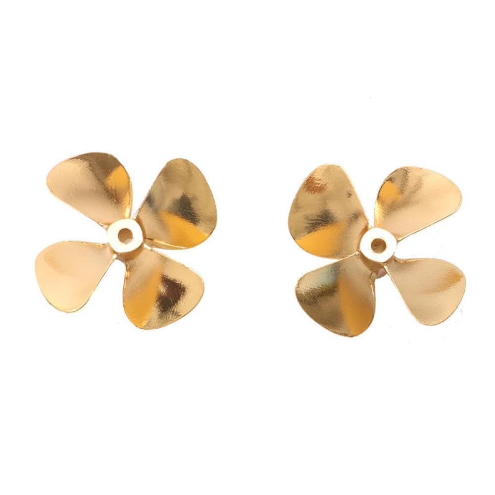 Hélice métal 55mm CW CCW arbre 4mm pour accessoires de bateau RC Tug - 2