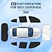 Car Window Shades for Jeep Cherokee 2014-2024 Accessories - Full Set 8PCS Side Window Sunshades with Memory Frame & Blackout Fabric, Privacy UV Shield for Camping/Travel