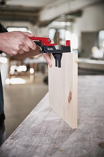 kwb Aide pour chevilles/Gabarit pour chevilles Set comprenant 50 chevilles et 1 foret 6, 8, 10 mm avec 30 cm, trous de 3-12 mm y compris mesures de carottage, perçage droit dans le bois, le métal – vue 4