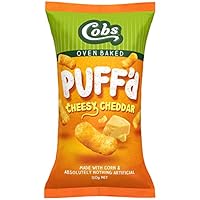 Cobs Cheesy Cheddar Puff'd (Oven Baked) 120g x15 (1800g total)