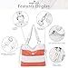 Angel Kiss Hobo Purses for Women Multi-Color Striped Lattice Cross Body Shoulder Purse Bag Tote Handbag