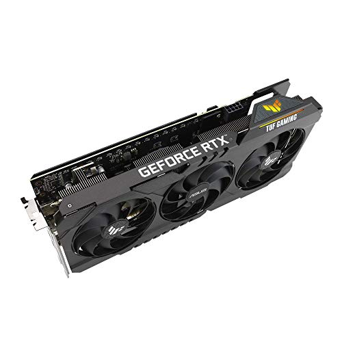 TUF Gaming - Scheda grafica NVIDIA GeForce RTX 3060 Ti OC Edition (PCIe 4.0, 8 GB GDDR6, HDMI 2.1, DisplayPort 1.4a, doppia ventola a sfera, certificazione militare, GPU Tweak II), nero - Scheda video - Immagine 9