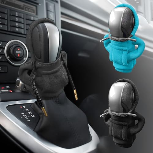 interior, Automotive Parts and Accessories 2pcs Cubierta Palanca de Cambios Coche,Funda para Palanca de Cambios,Sudadera con Capucha para Cambio Marchas Coche divertida Funda Diseño Suéter Moda...