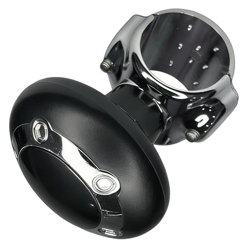 ESWW Steering Wheel Knob Spinner, Suicide Knob for Steering Wheel, Universal Vehicle Power Handle Spinners Ball for Effortless Spinning, Car Accessories for Trucks Semis Tractors Mowers Forklifts Boat