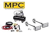 MPC Air Horns for Trucks; Dual Big Rig 25' w/Heavy Duty 12-Volt 150 PSI Compressor