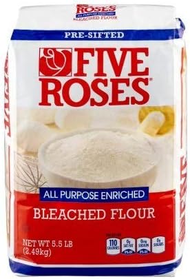 Five RosesAll Purpose Enriched Flour 5.5 Lb / 2.49 Kg