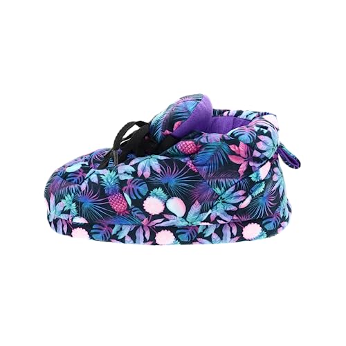 Image of Happy Feet Slippers Standard Sneaker Slippers for Men, Women, and Kids - Women Shoes, Gifts for Women, As Seen on Shark Tank - Classy Oversized House Slippers for Women with Non-Slip Rubber Soles
