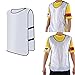 SPYMINNPOO 12 PCS Vests, Soccer Team Practice Jersey Breathable Lightweight Ventilated with Flexible Side Bands for Sports Adults (White Adult Model)