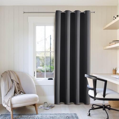 Opiniones y reviews de Cortinas con chorreras de esta semana. 43 NANWEI Cortinas Blackout con Aislamiento Térmico para Estar/Recámara Ventana, con Ojales en la Parte Superior, Suave 100% Poliéster Tela Impermeable, Reducción Ruido, 1 Paneles...
