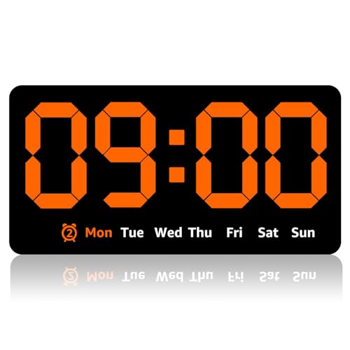 ACCSHINE Horloges Murales Modernes Silencieuses Sans Tic-tac 30,5