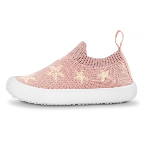 Image of JAN & JUL Slip-on Knit Shoes, Machine Washable and Lightweight Sneakers for Toddler Boys and Girls