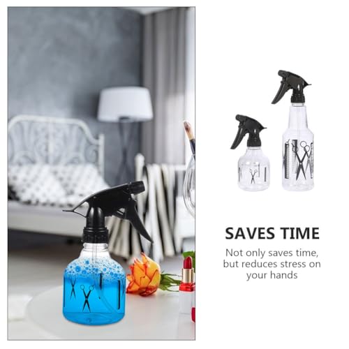 2Pcs Adjustable Spray Bottle Set for Hair Salons and Home Use - Fine Mist Watering can for Hairdressing and Barber Shops in Assorted Colors
